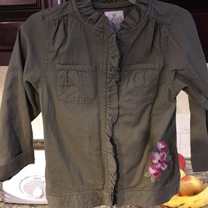 Girls 4t army jacket